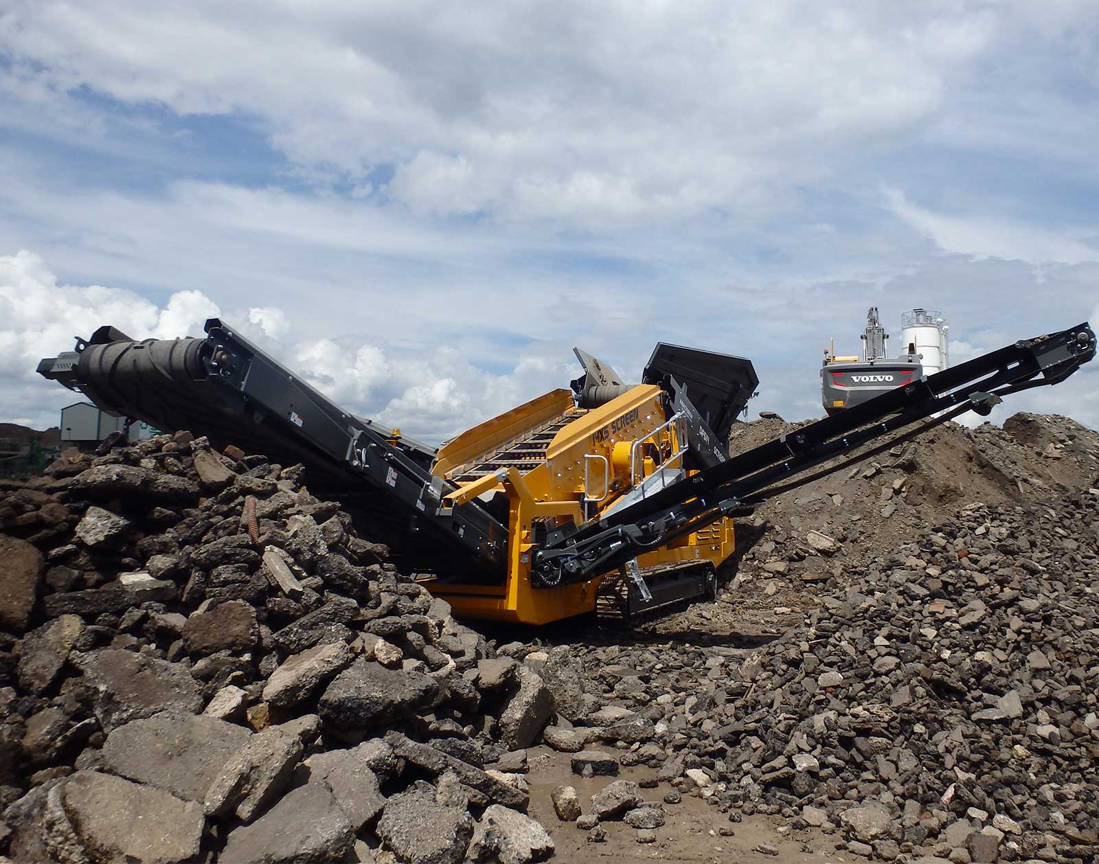 DF514-3 DF514 Scalping Screen screening demolition waste