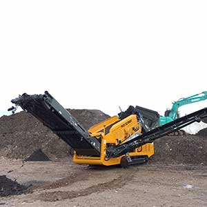 DF514 Screening on a gypsum site