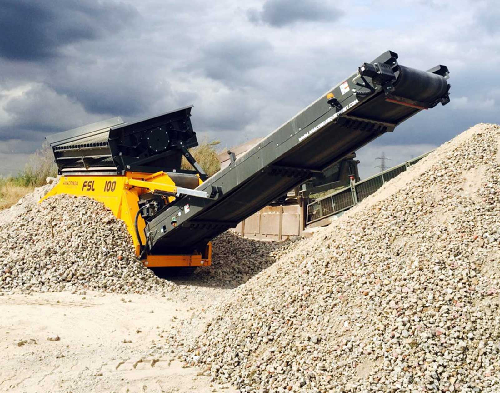 FSL100-3 FSL100 Heavy Duty Scalper screening limestone