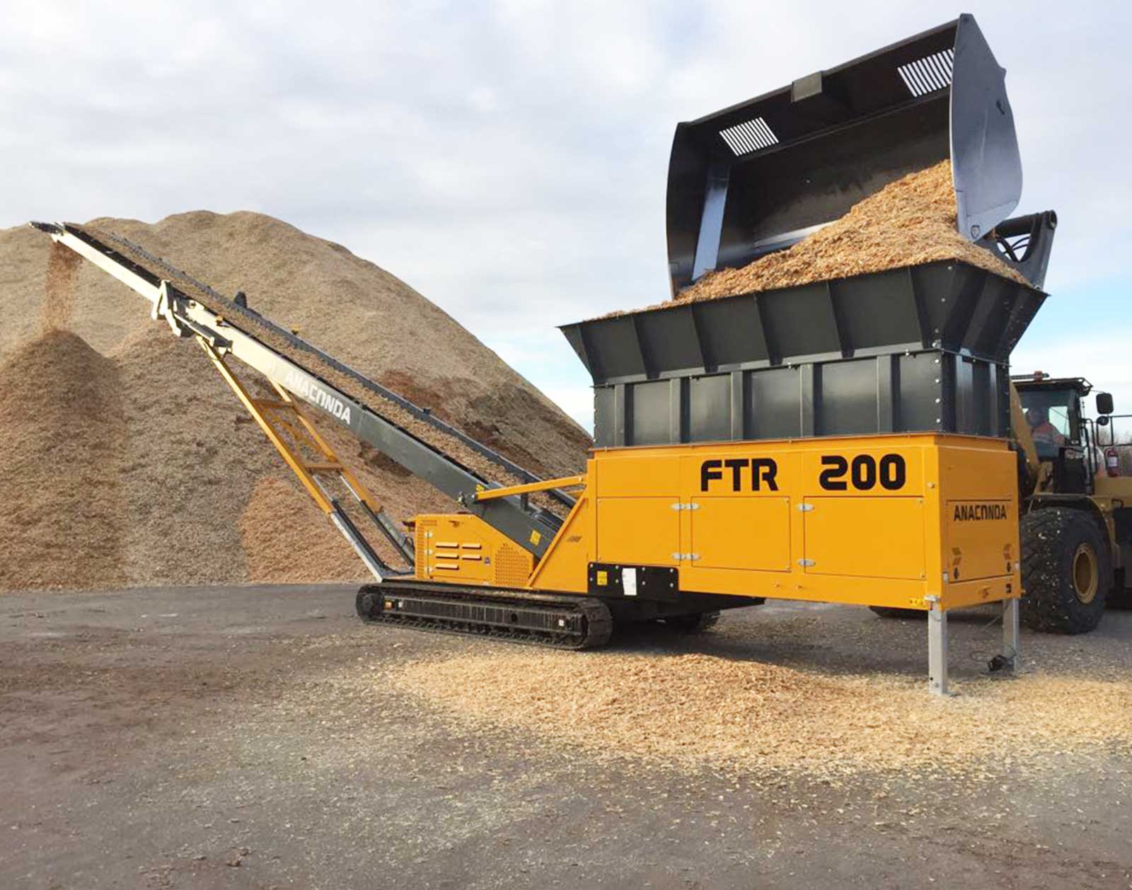 FTR200-2 FTR200 Feeding Conveyor working on wood chip in Sweden