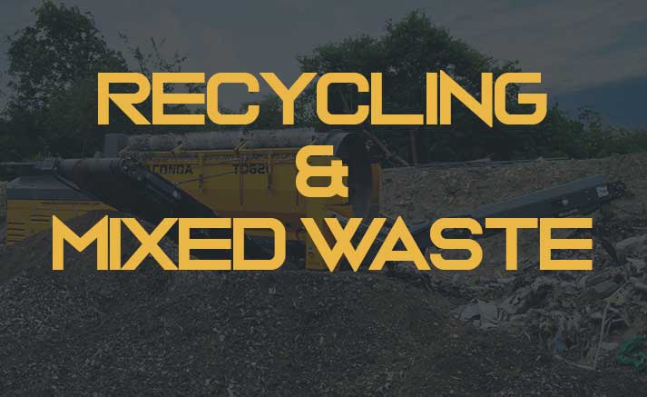 Recycling Compost and Top Soil Trommel Screens