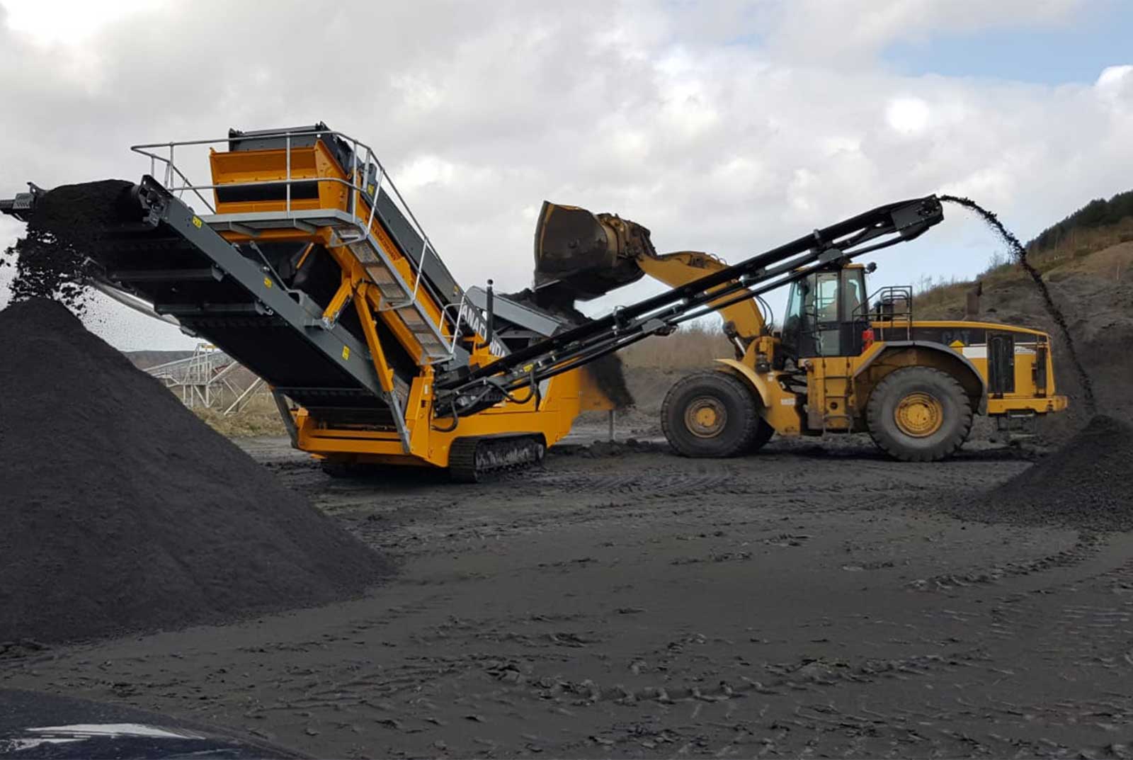 SR514-3 Anaconda SR514 Screener screening pulverised ash fuel