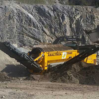 TD516R Trommel Screen screening topsoil