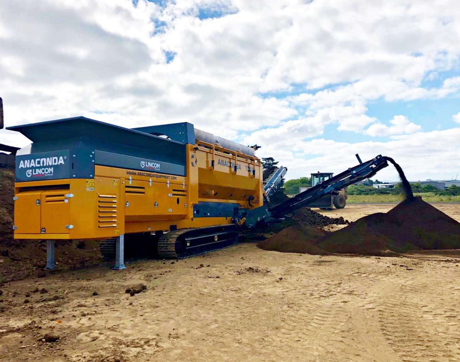 TD620-2 Anaconda TD620 Trommel Screen screening topsoil in new zealand