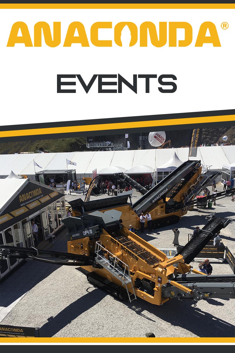 Anaconda Equipment exhibit at Hillhead 2018