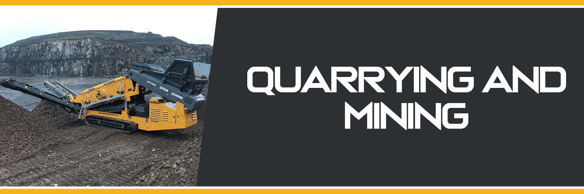 Anaconda Scalping Screen processing aggregates