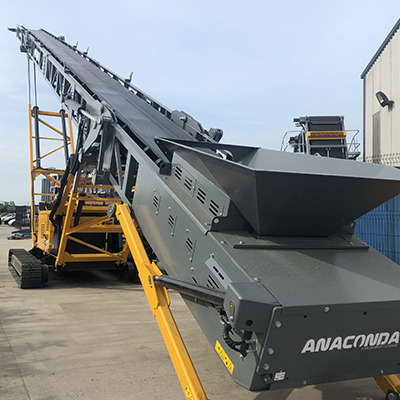 Anaconda Tracked TR100 Conveyor at Anaconda HQ