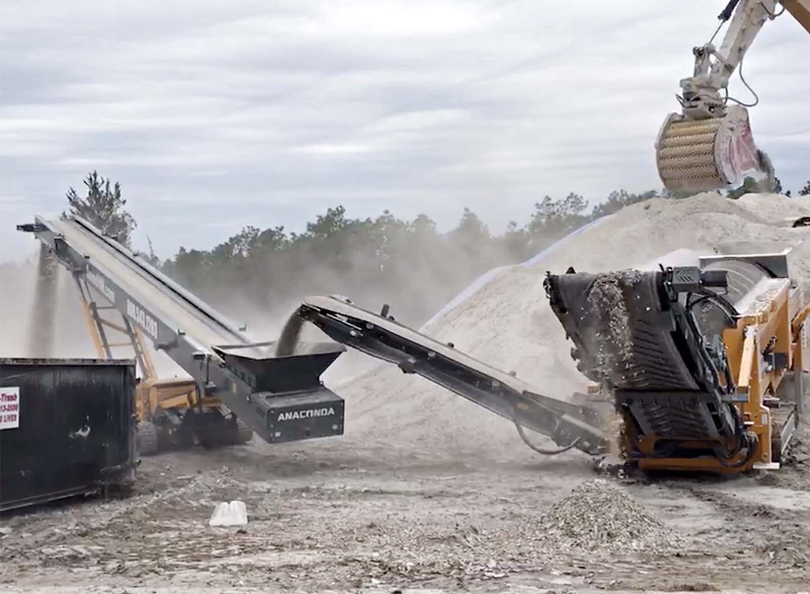 TR60 (2) Anaconda TD516R Screening Gypsum