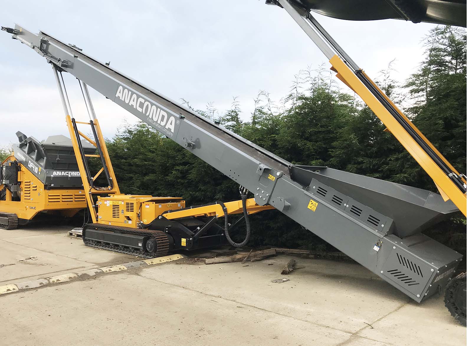 TR75 (2) Anaconda TR60 Tracked Conveyor at Anaconda HQ