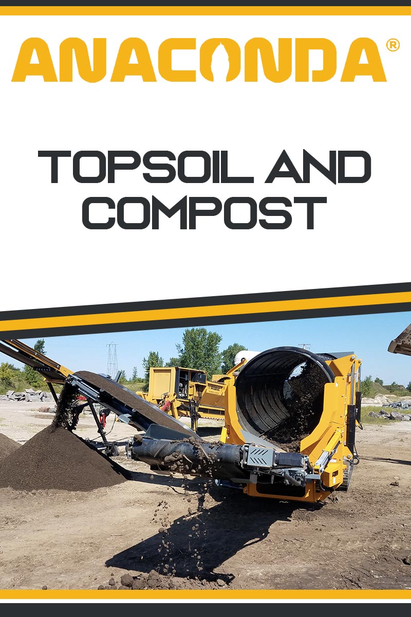 Anaconda Applications - TD516R Working on Top soil and compost
