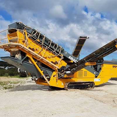 Anaconda SR514 Rinsing Screen Close up