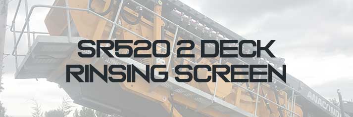 Anaconda SR520 2 DECK RINSING SREENER